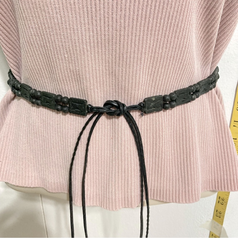 Butterfly Boho Bohemian Long Beaded Self Tie Dress Tie Belt